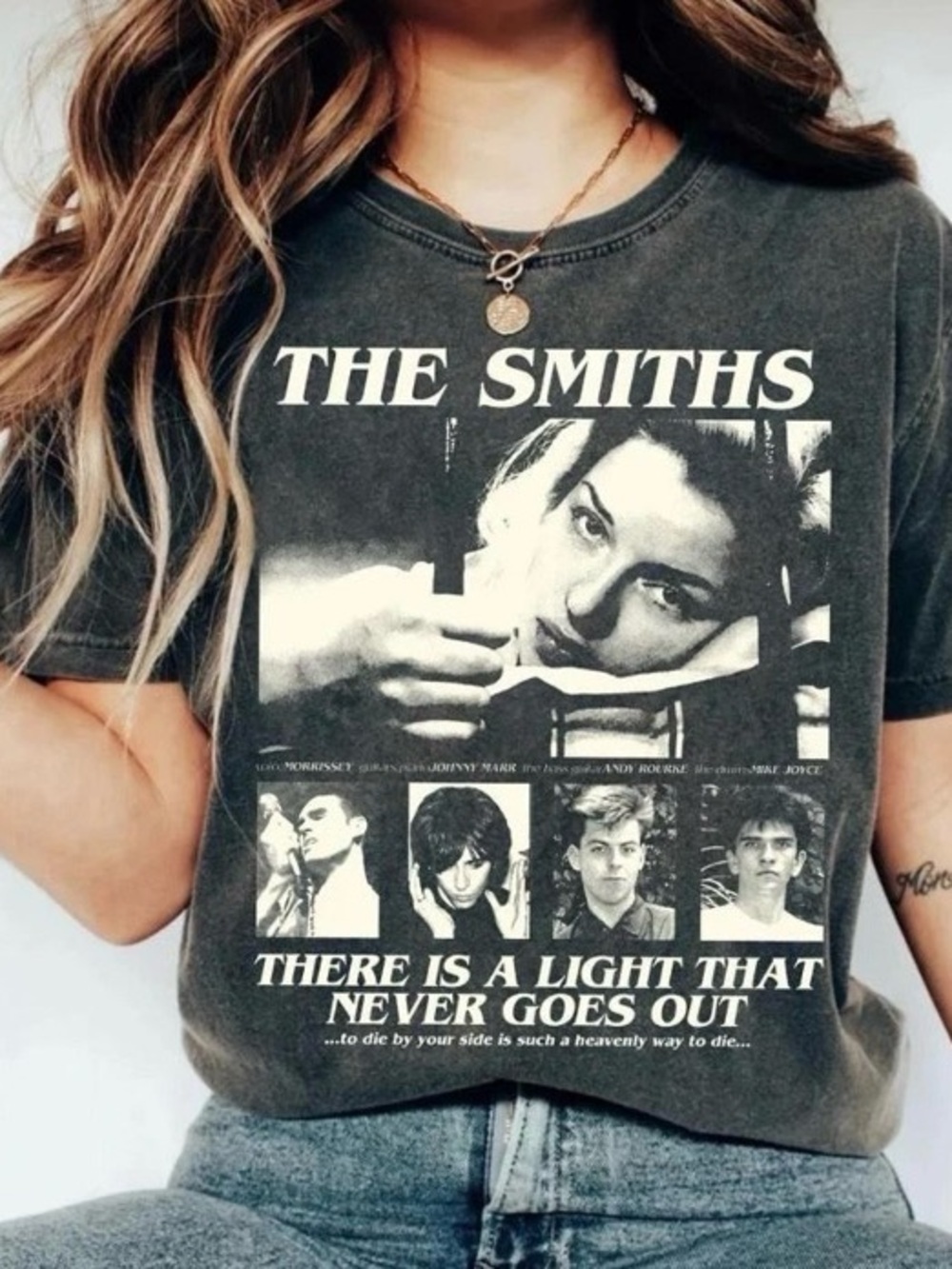 The Smiths Comfort Color Graphic T-Shirt, The Smiths Rock Band Tee Music